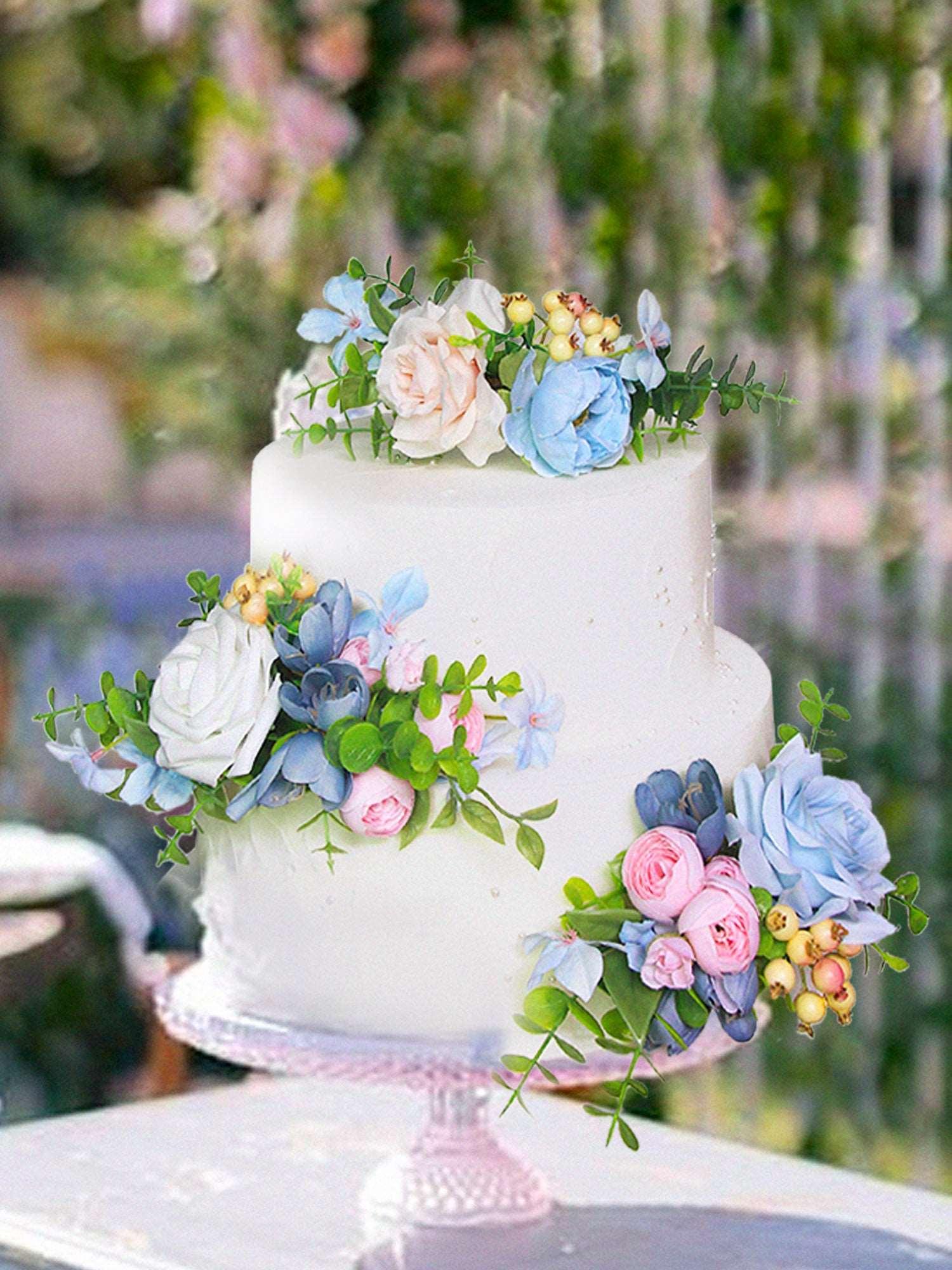 Blue Cake Topper Wedding Blue Cake Topper Wedding