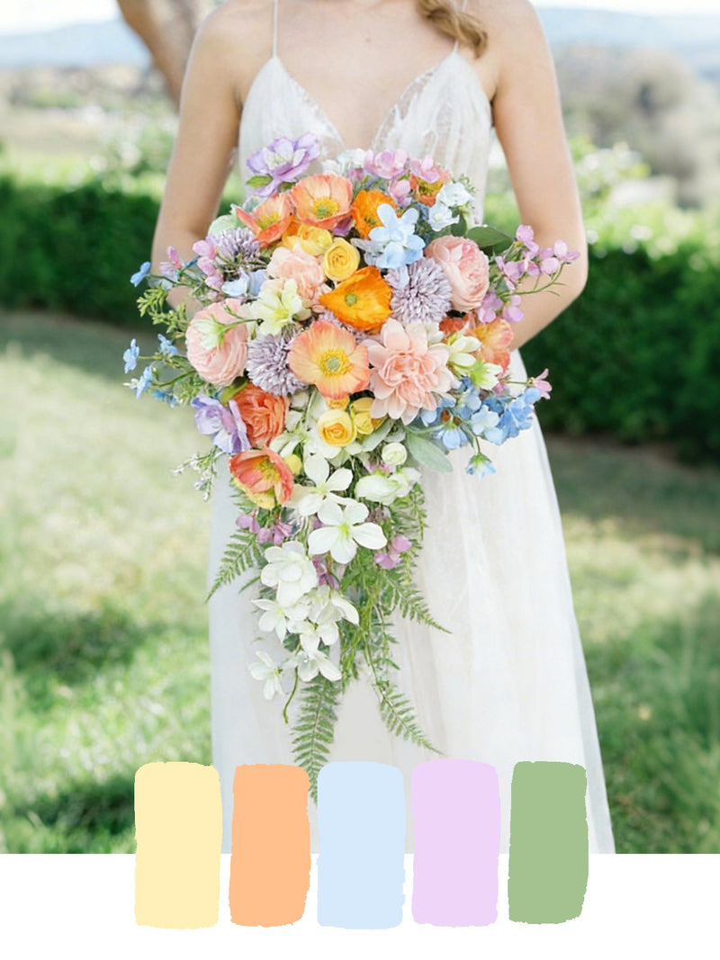 Spring Pastels Wedding Flowers