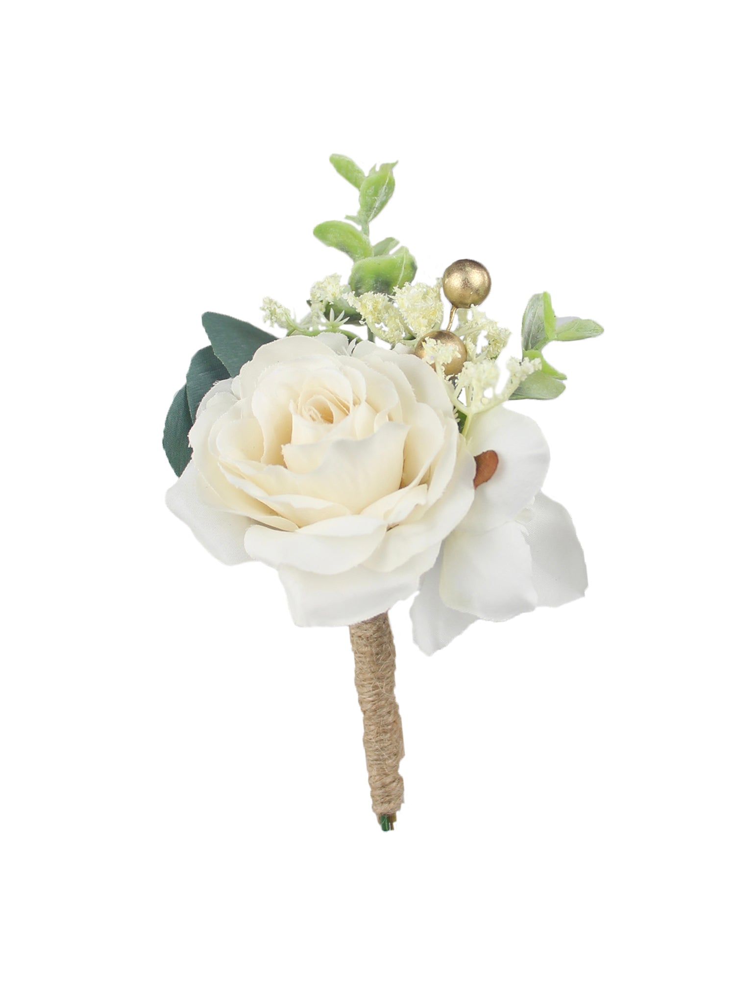 Boutonniere Cream White