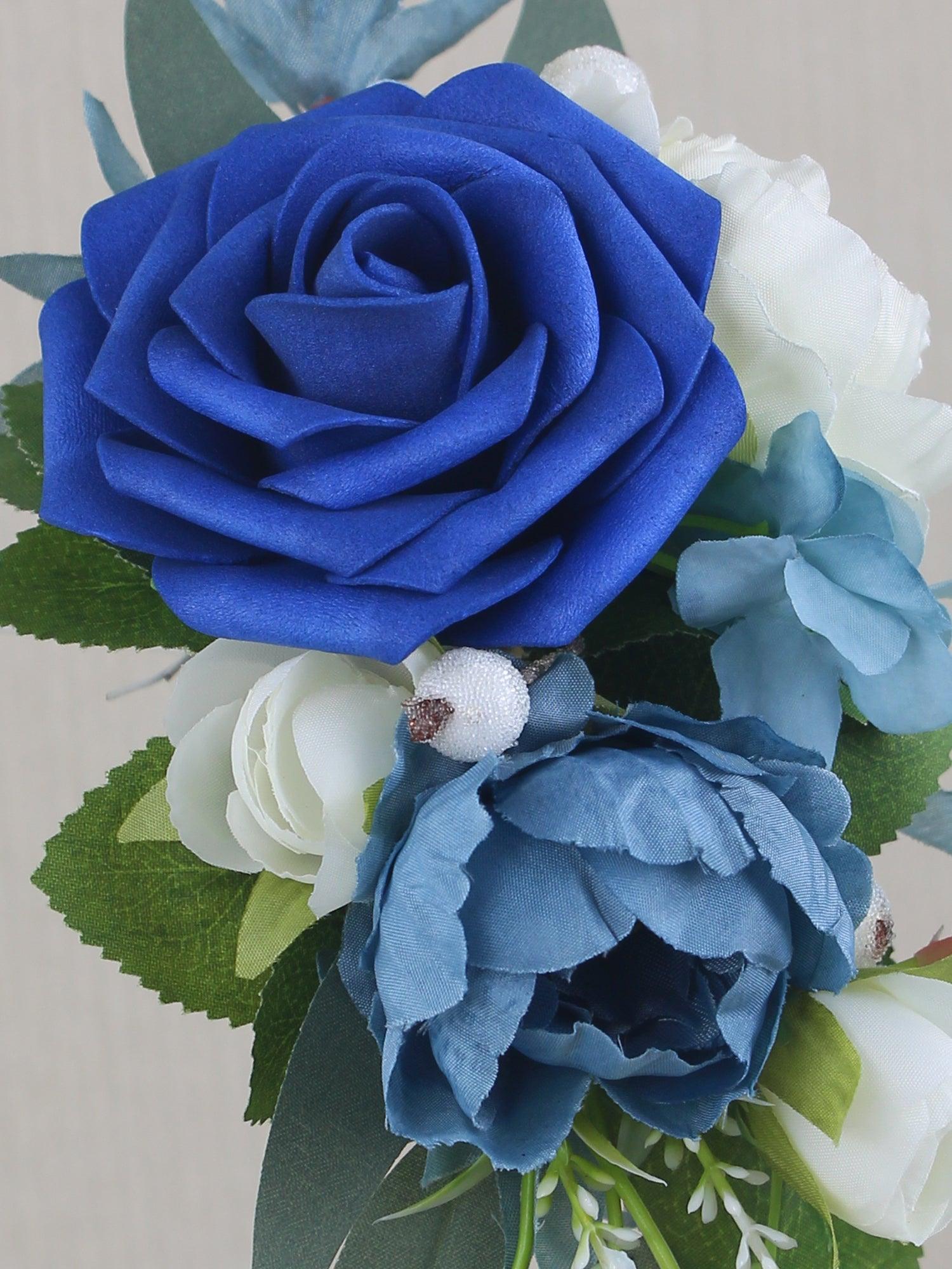 Blue Rose Shoulder Corsage - Rinlong Flower