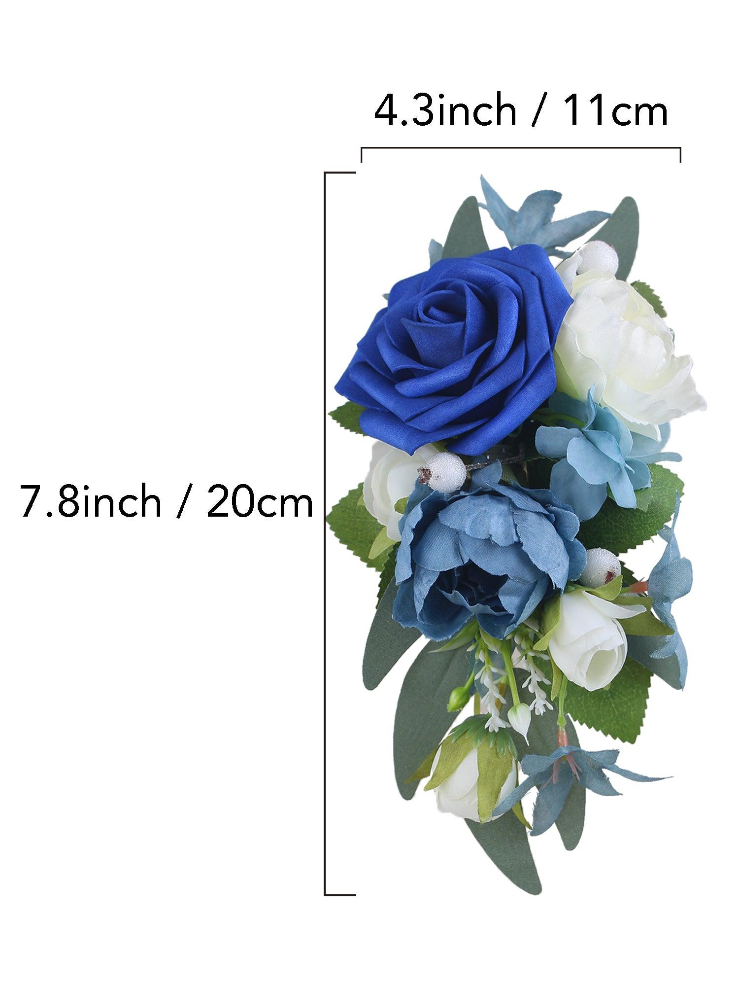 Blue Rose Shoulder Corsage - Rinlong Flower