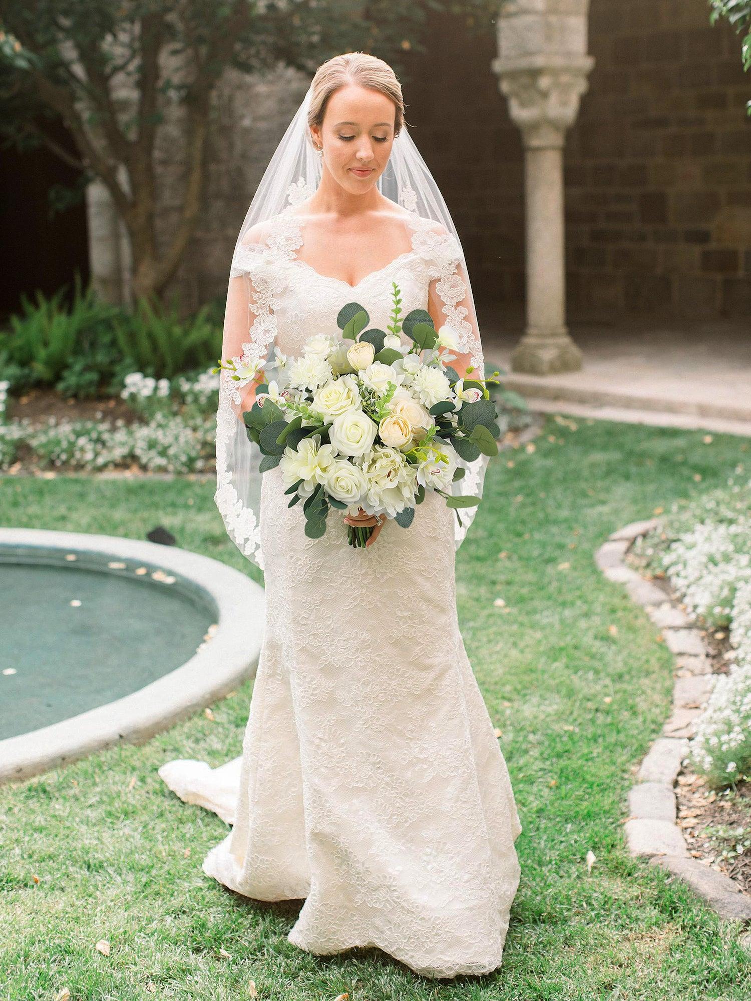 wedding bouquets for ivory dress Dusty Pink, Nude and White Silk Wedding Flowers - Reveal and Review Silk Wedding Flowers and Bouquets Online