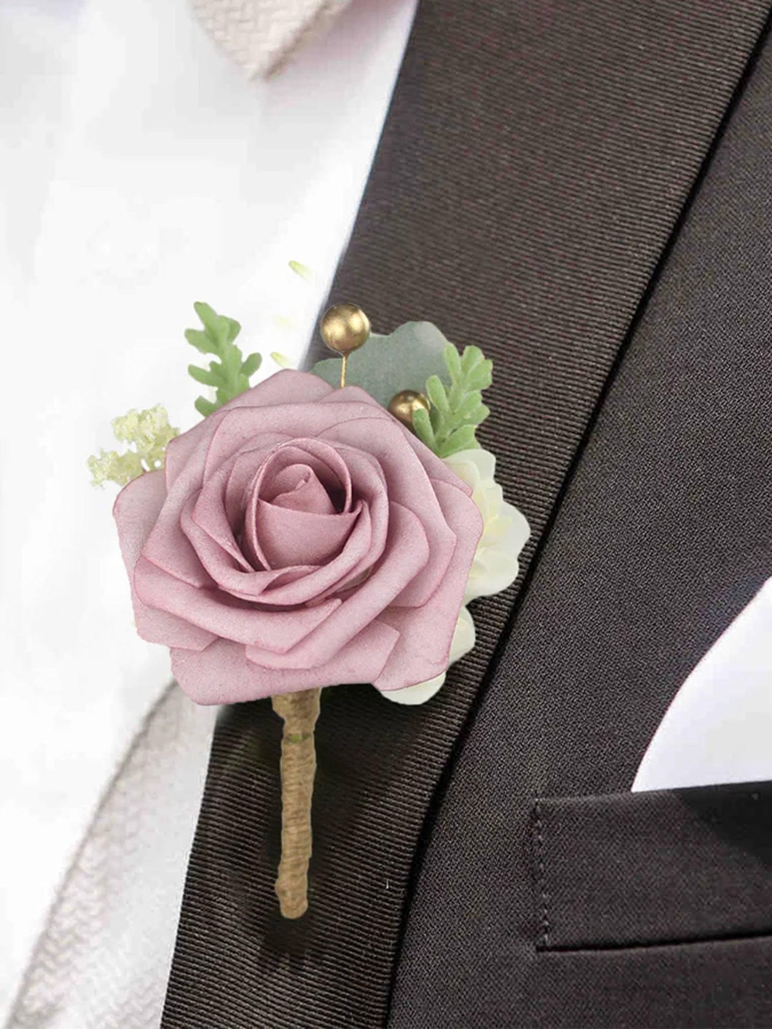 Boutonnieres Dusty Rose - Rinlong Flower