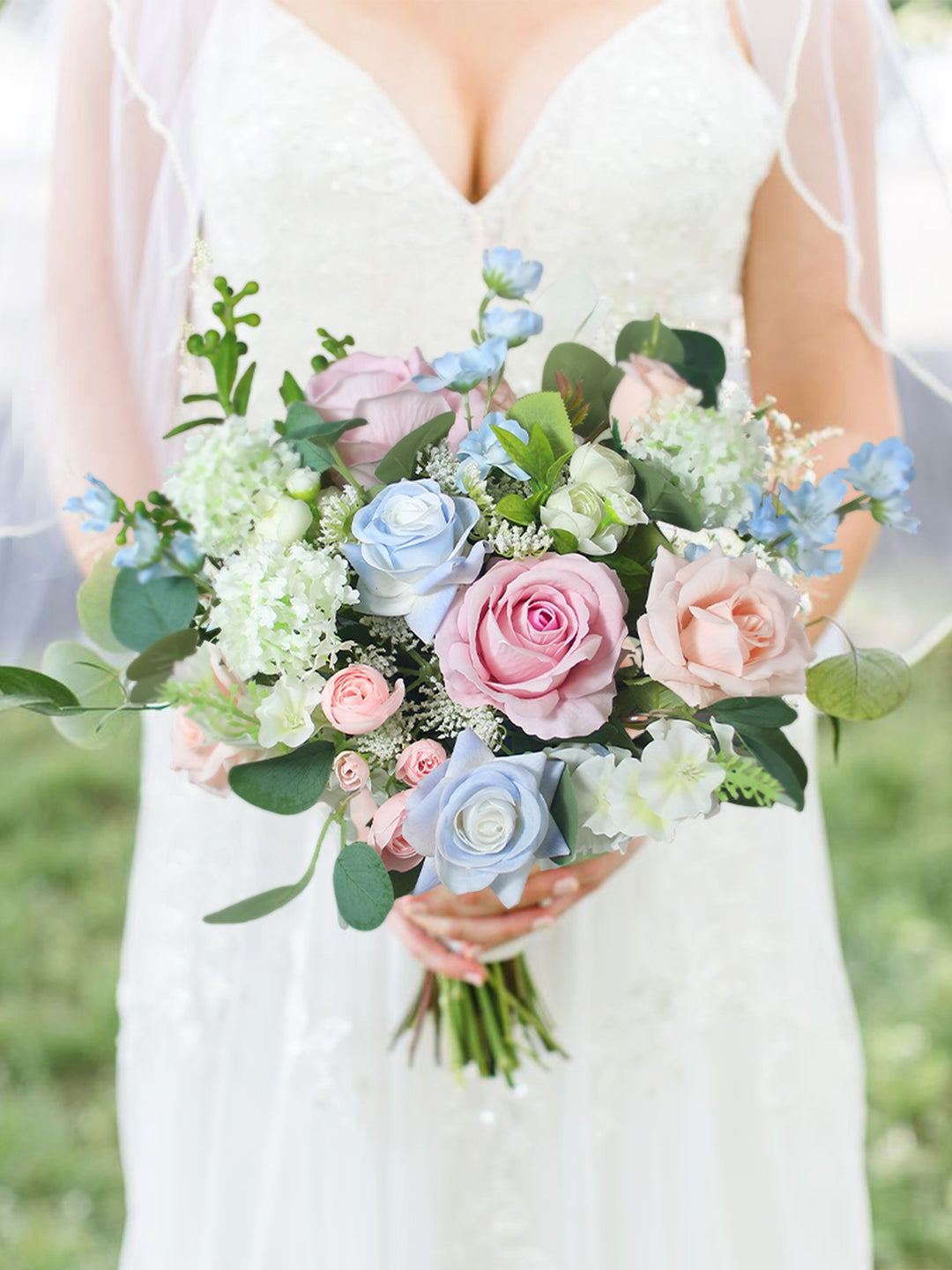 Pink And Blue Flowers Wedding Arrangements Rinlong Flower Pink And Blue Flowers Wedding Arrangements Rinlong Flower