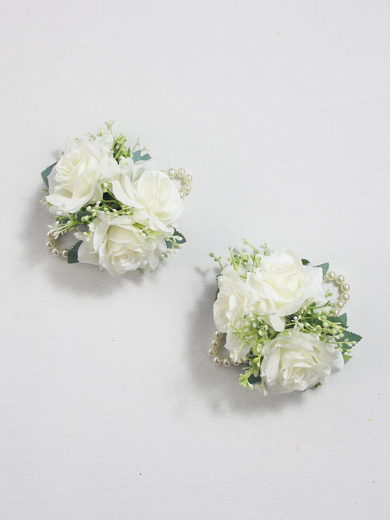 White Rose Wrist Corsage - Rinlong Flower