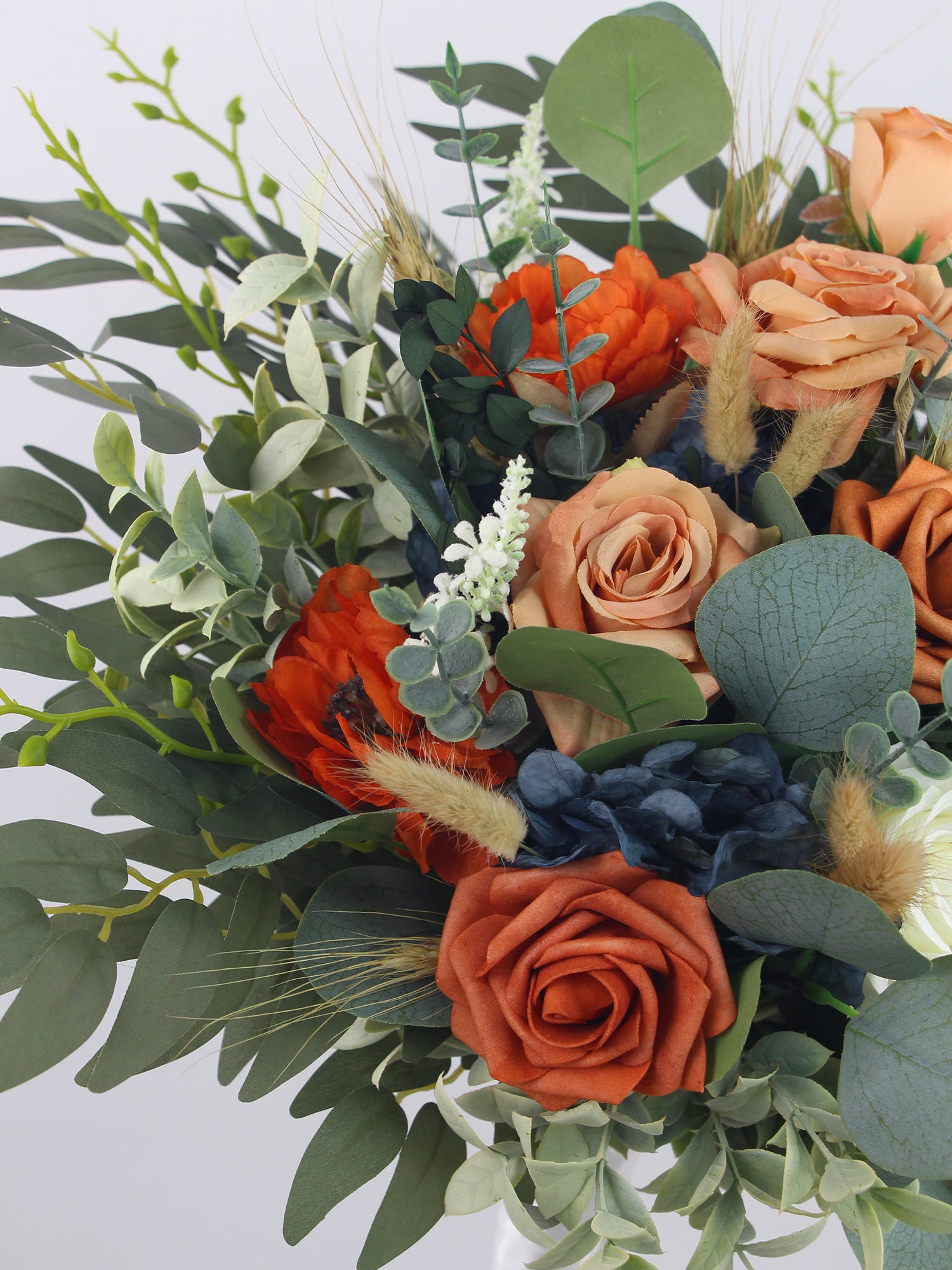 orange and blue wedding dress Elegant + Traditional Orange and Blue Wedding At The Gallery