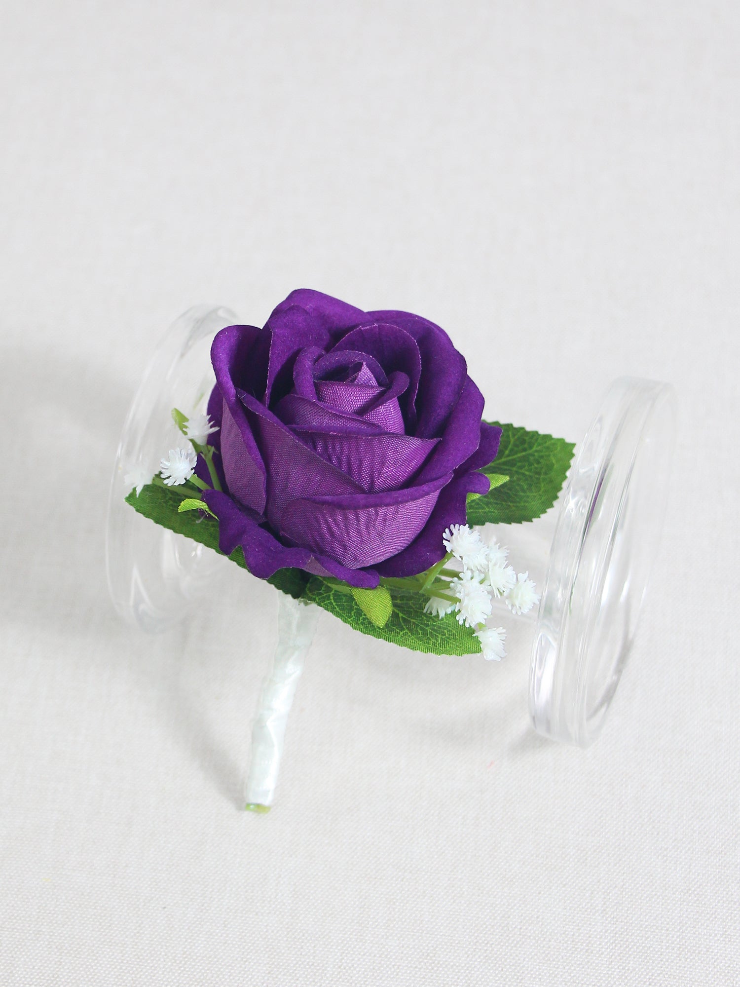 Dark Purple Boutonniere - Rinlong Flower