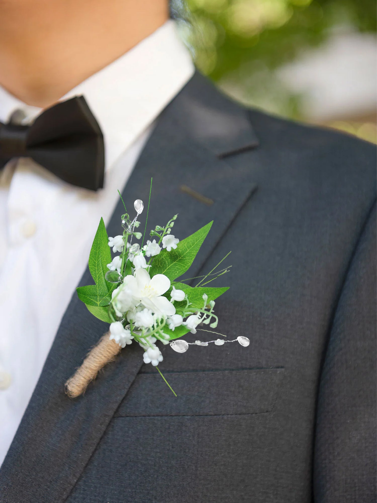 Corsage and Boutonniere Set Lily of the Valley - Rinlong Flower