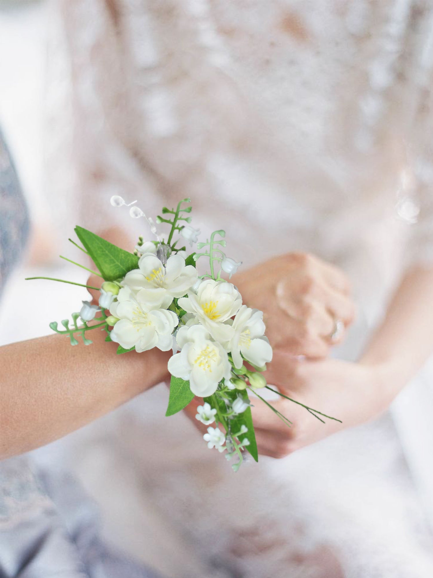 Corsage and Boutonniere Set Lily of the Valley - Rinlong Flower