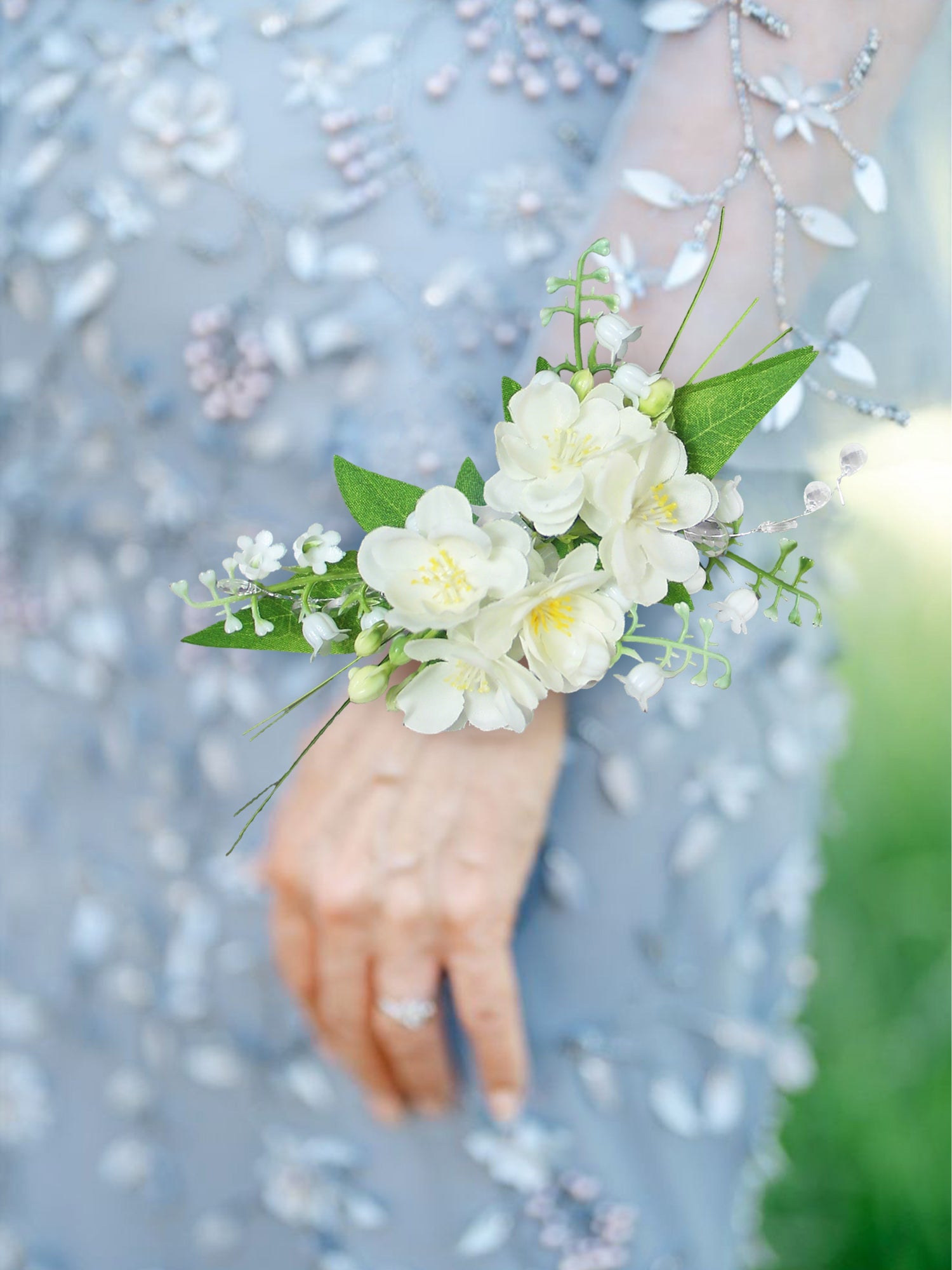 Corsage and Boutonniere Set Lily of the Valley - Rinlong Flower