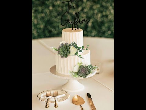 3Pcs Succulents Cake Flowers Set