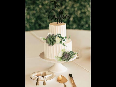 3Pcs Succulents Cake Decorating Flowers Set