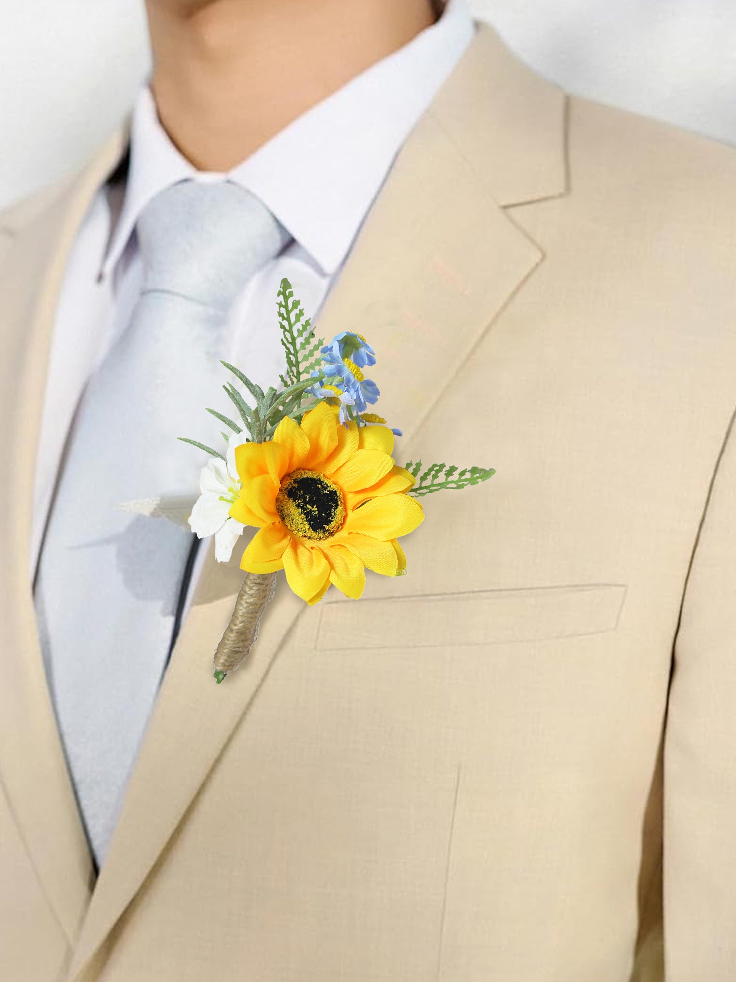 Sunflower Boutonniere - Rinlong Flower