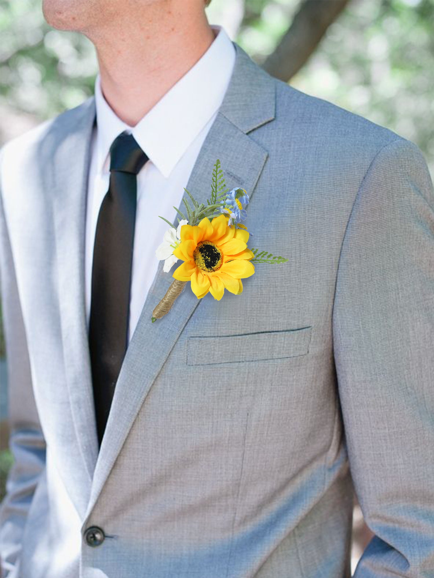 Sunflower Boutonniere - Rinlong Flower