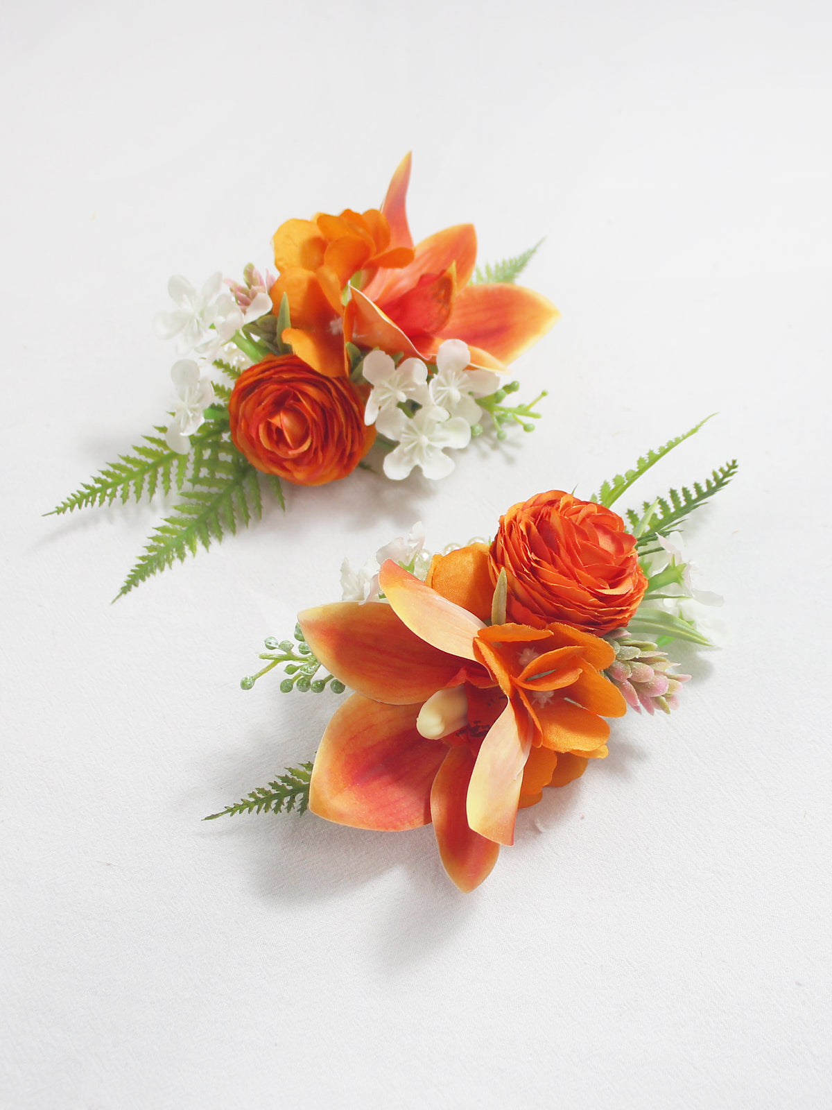 Orange Tropical Orchid Wrist Corsage - Rinlong Flower