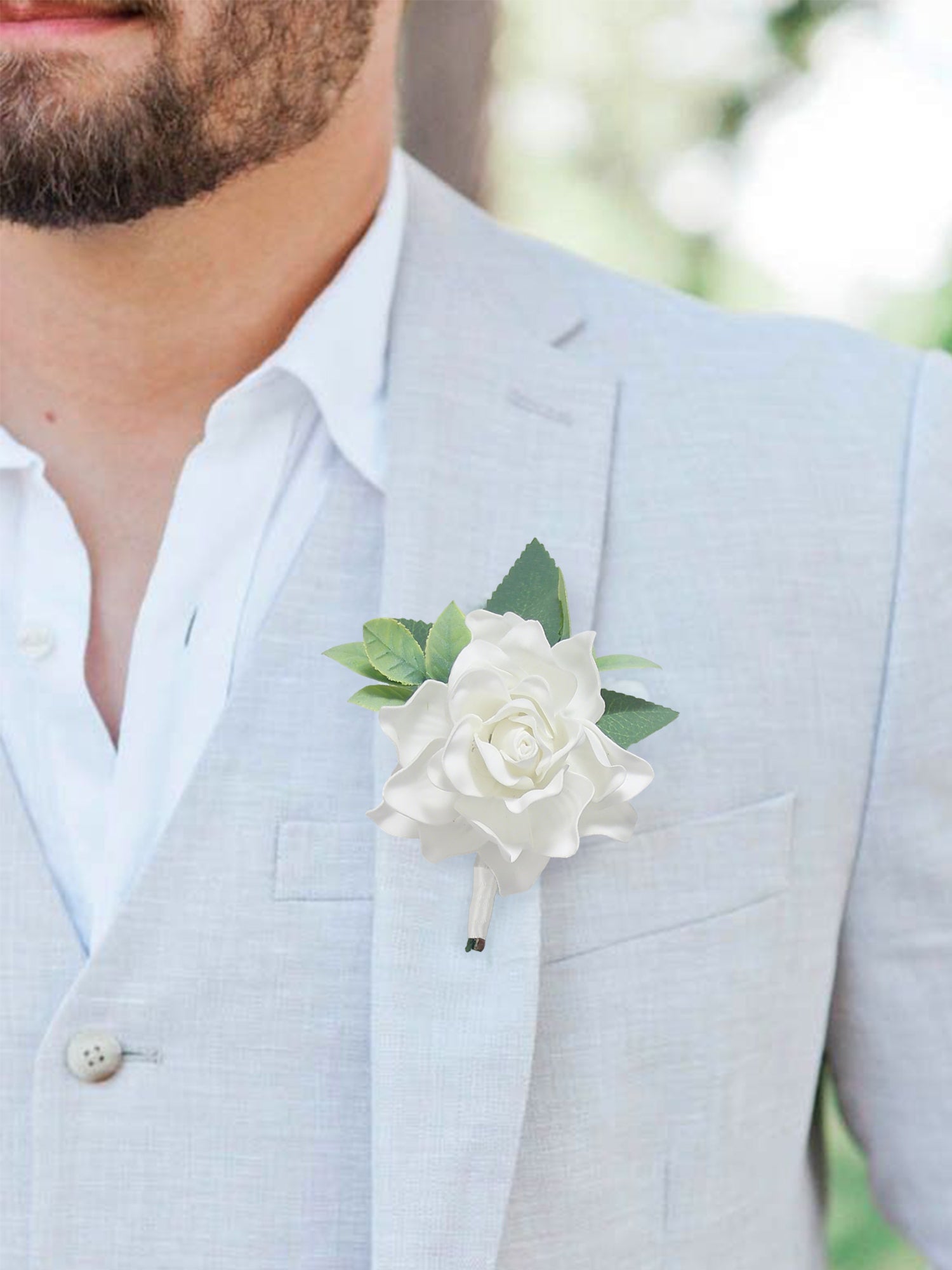 White Gardenia Boutonniere