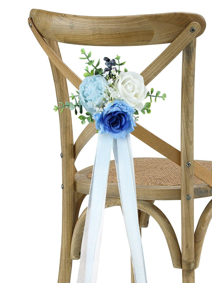 Blue & White Aisle Flower Arrangement - Rinlong Flower