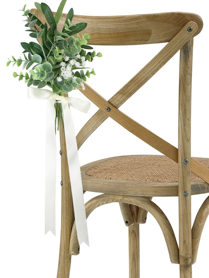 6Pcs Eucalyptus Chair Decor - Rinlong Flower