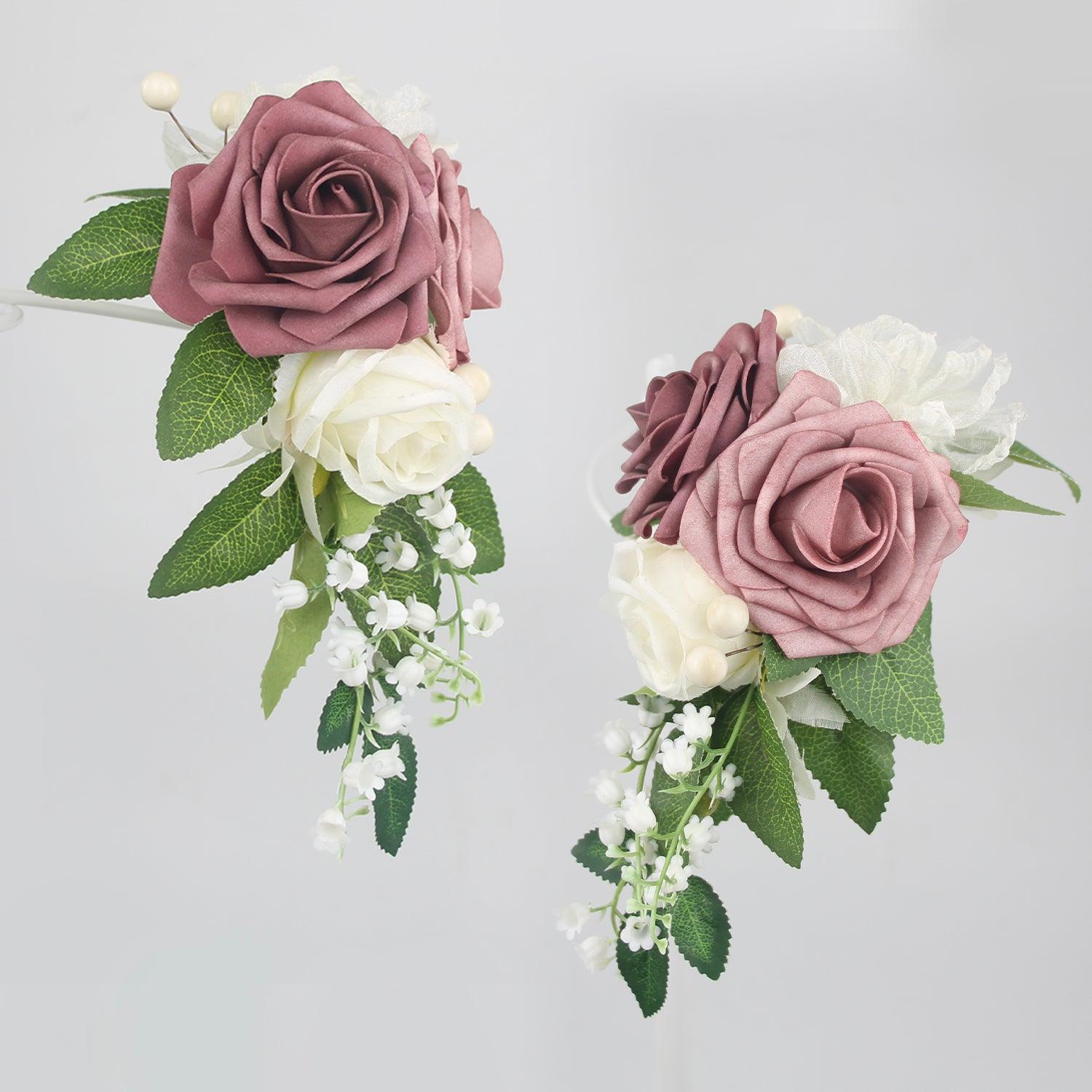 Dusty Rose Shoulder Corsage - Rinlong Flower