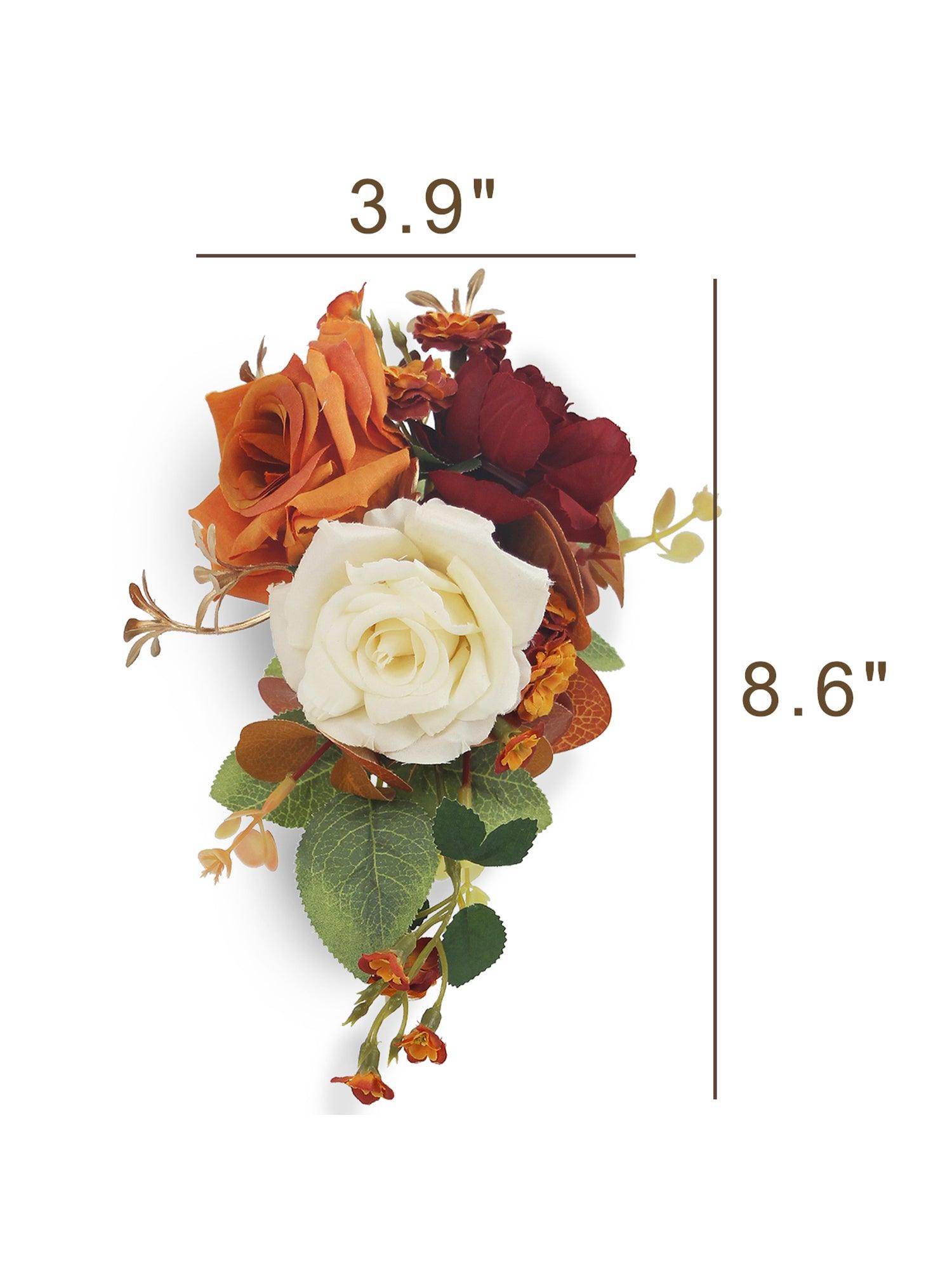 Burnt Orange Shoulder Corsage - Rinlong Flower